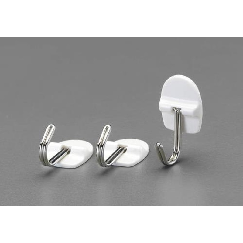 エスコ EA638LL-39 0.5kgフック(粘着付/3個) 1個(ご注文単位1個)【直送品】