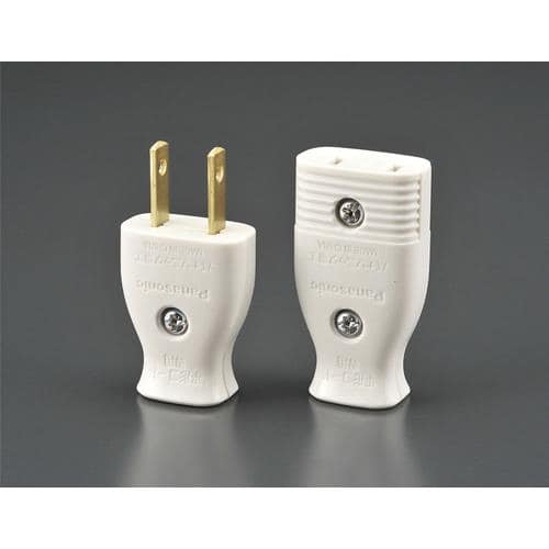 エスコ EA940C-15 AC125V・15A 平型コネクターセット 1組 （ご注文単位1組）【直送品】