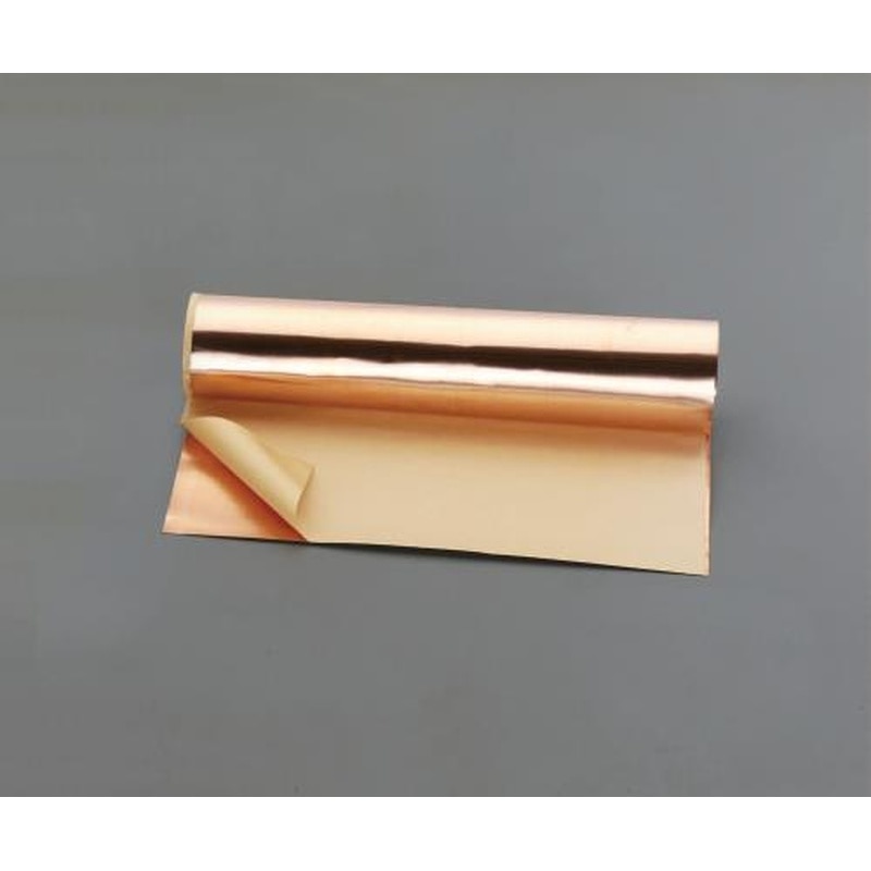 エスコ EA440ER-3 365x600x0.1mm銅薄板(粘着付・ロール巻) 1個（ご注文単位1個）【直送品】