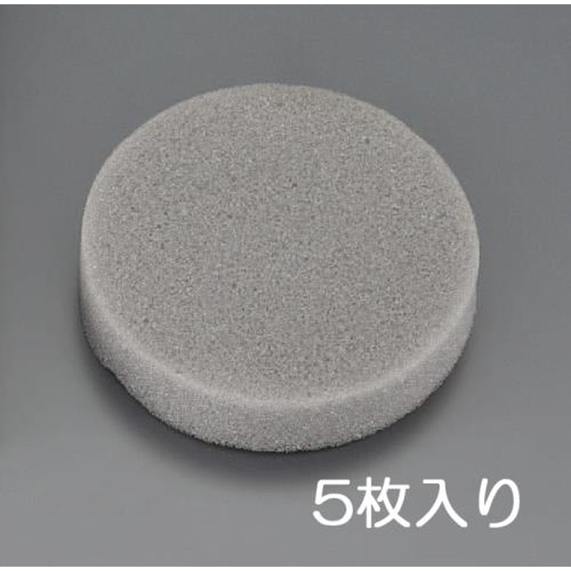 エスコ EA997XD-124 φ100x10mmポリウレタンシート(5枚) 1個（ご注文単位1個）【直送品】