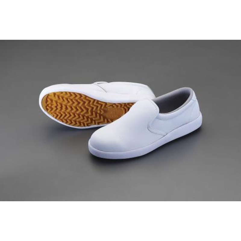 エスコ EA910FG-24.5 24.5cm［耐油底]シューズ(白) 1個（ご注文単位1個）【直送品】