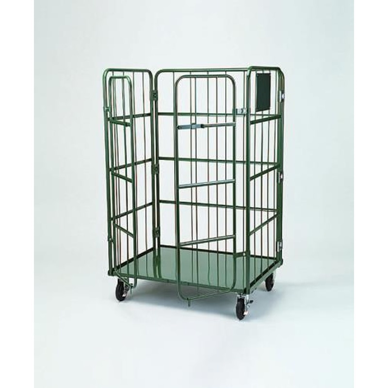 エスコ EA520LB-17 1100x800x1700mmイージーコンテナ(観音扉付) 1個(ご注文単位1個)【直送品】