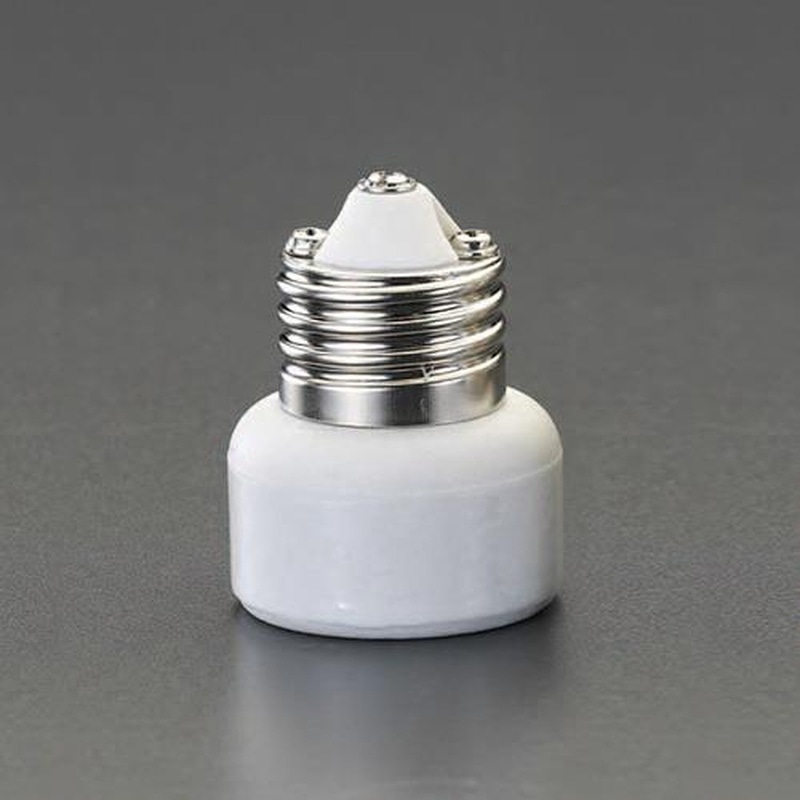 エスコ EA758XZ-31 E26→E11電球用口金変換アダプター 1個(ご注文単位1個)【直送品】