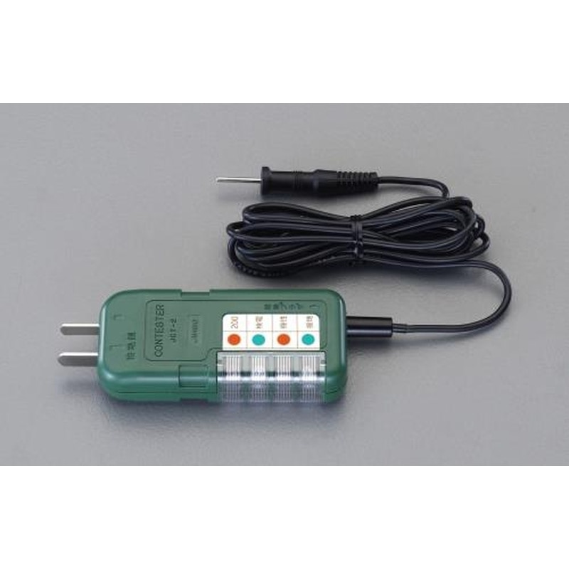 エスコ EA707DK-1 AC100Vコンセント用テスター 1個（ご注文単位1個）【直送品】