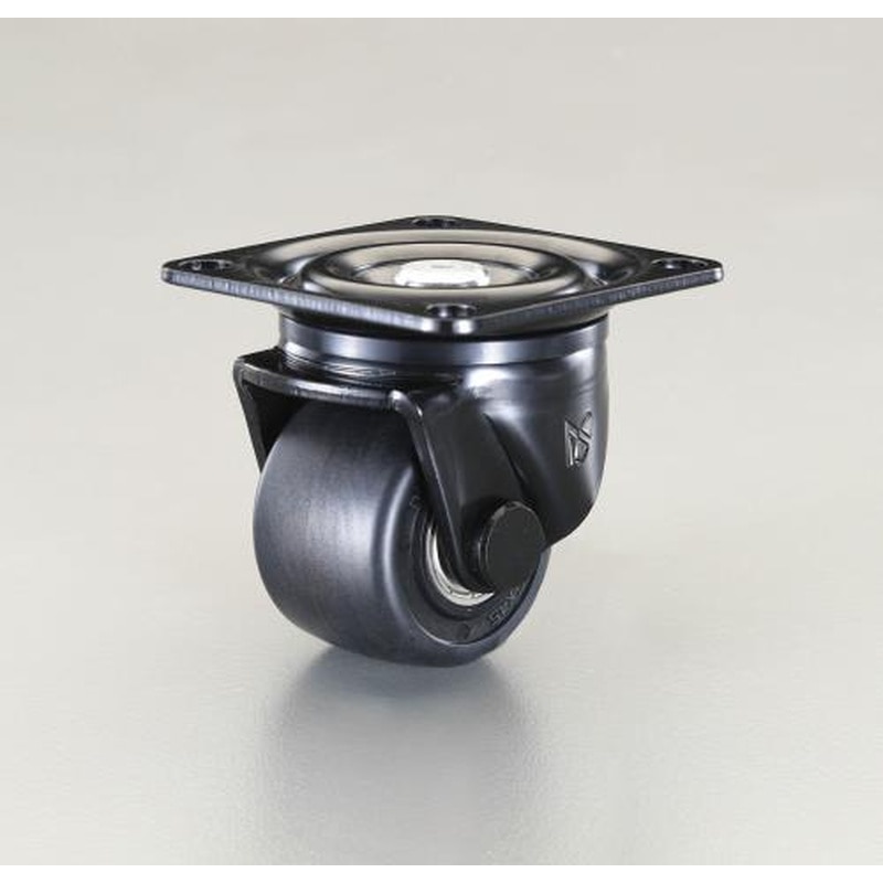 エスコ EA986PW-75 75mmキャスター(自在金具・低床超重荷重) 1個（ご注文単位1個）【直送品】