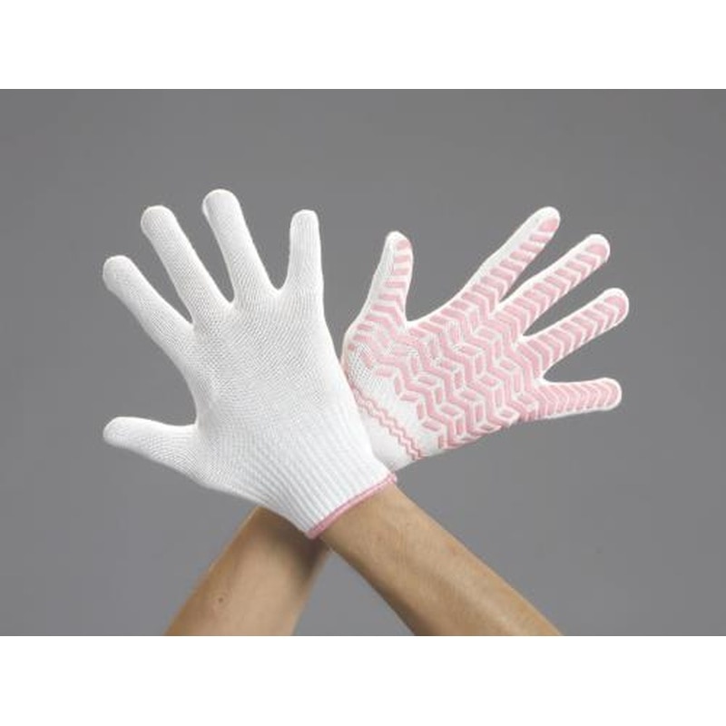 エスコ EA354A-52[M]手袋(滑り止め付・女性用) 1個（ご注文単位1個）【直送品】