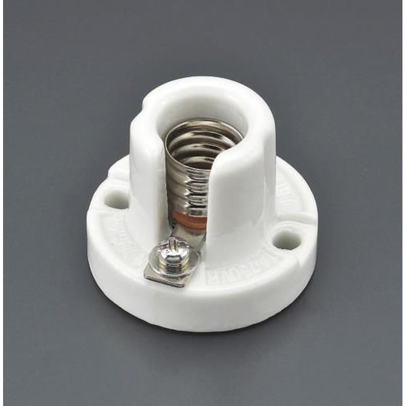 エスコ EA940C-31 E12口金ミニレセップ(磁器製) 1個(ご注文単位1個)【直送品】