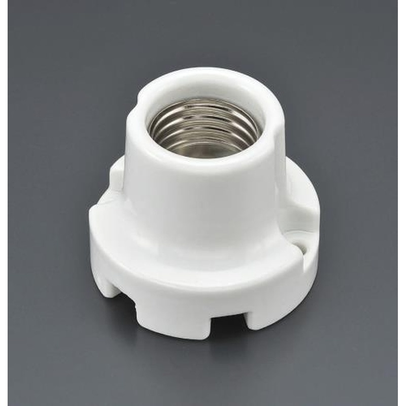 エスコ EA940C-37 E26口金レセップ(磁器製) 1個(ご注文単位1個)【直送品】