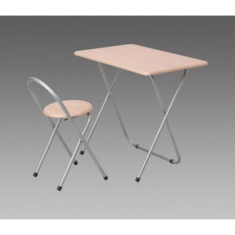 エスコ EA954HC-40 800x500x710mmデスク(折畳式/チェアー付) 1個（ご注文単位1個）【直送品】