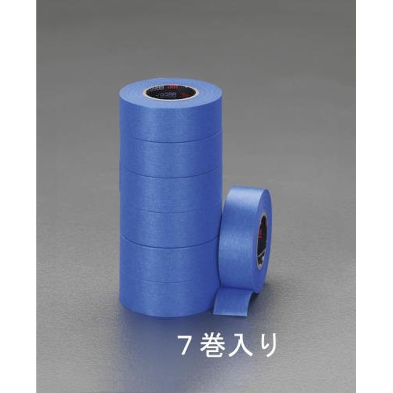 エスコ EA943MG-18 18mmx18mマスキングテープ(コンクリートシーリング用/7巻) 1個（ご注文単位1個）【直送品】