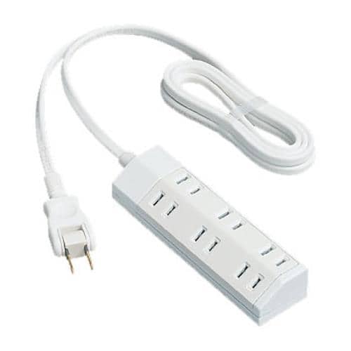 エスコ EA815GL-196 AC125V/15Ax 1m タップ(6口) 1個 （ご注文単位1個）【直送品】