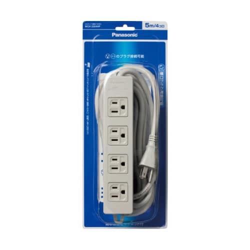 エスコ EA815GL-211 AC125V/15Ax 1m タップ(4口・接地・マグネット付) 1個 (ご注文単位1個)【直送品】