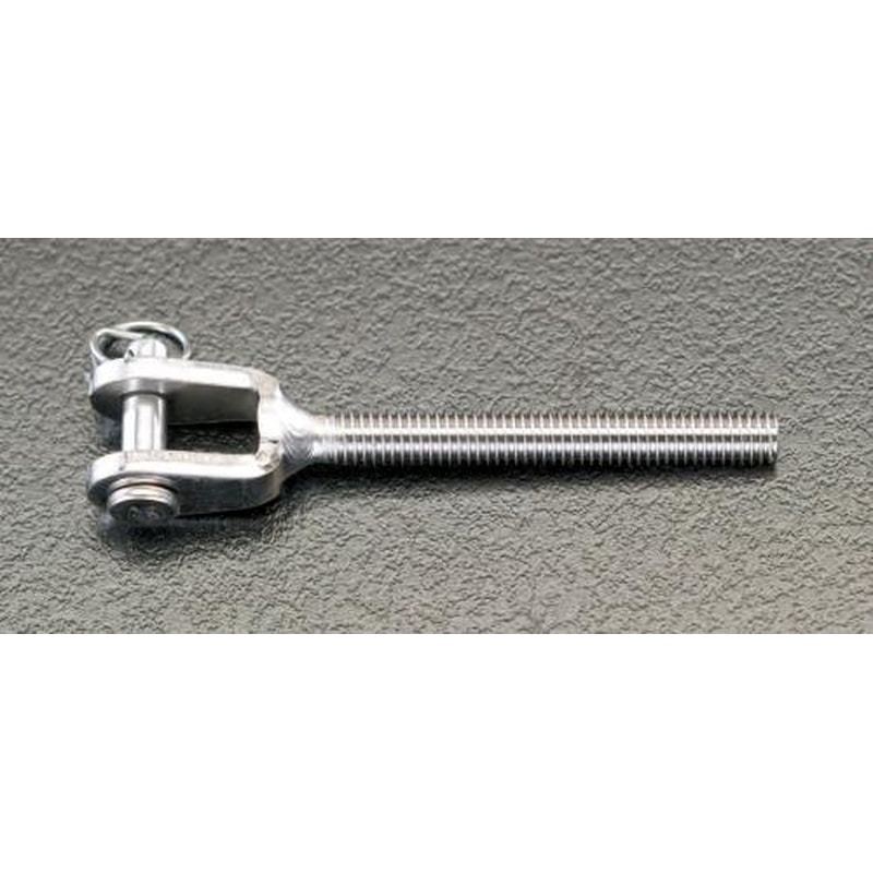 エスコ EA638RT-4 M10x63mm止め金具(右・雄ねじ/ステンレス製) 1個（ご注文単位1個）【直送品】