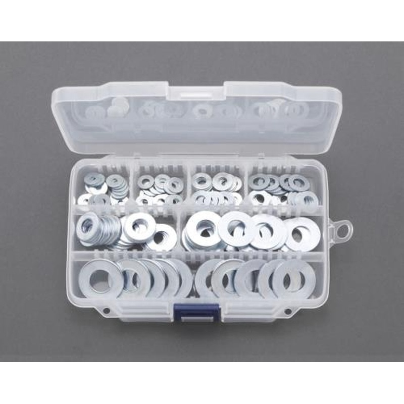 エスコ EA949LX-2 平ワッシャーセット(ユニクロメッキ) 1個（ご注文単位1個）【直送品】