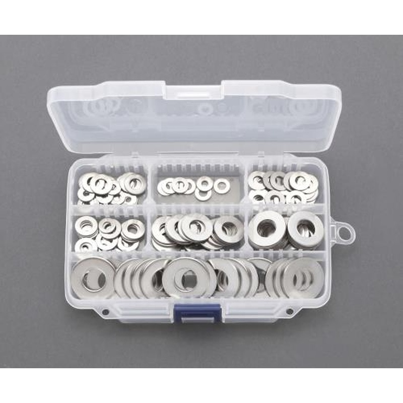 エスコ EA949LX-3 平ワッシャーセット(ステンレス製) 1個（ご注文単位1個）【直送品】