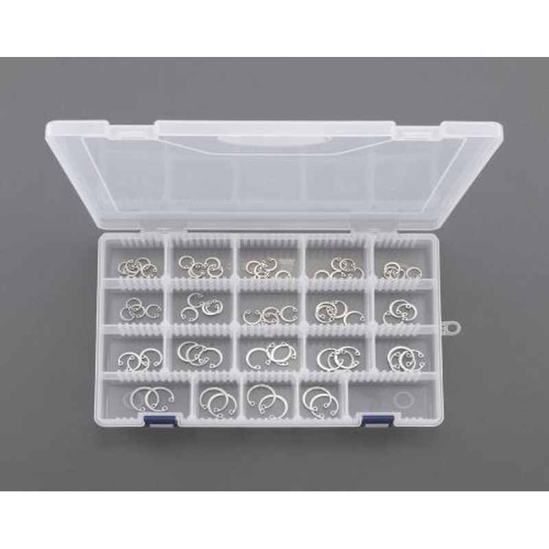 エスコ EA949PA-3 6.4-25mm穴用スナップリングセット(ステンレス) 1個(ご注文単位1個)【直送品】