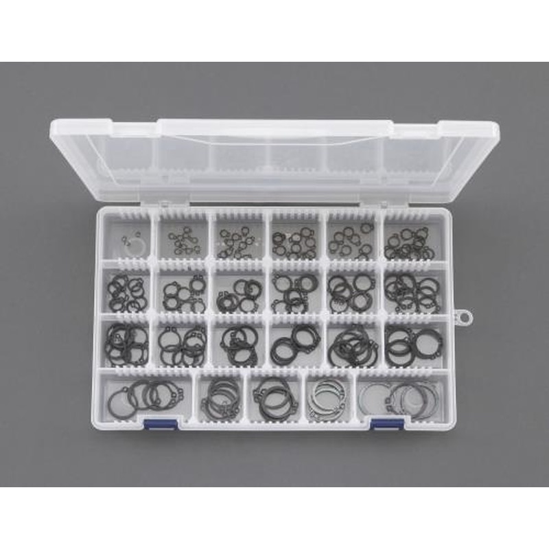 エスコ EA949PA-2 3-25mm軸用スナップリングセット 1個（ご注文単位1個）【直送品】