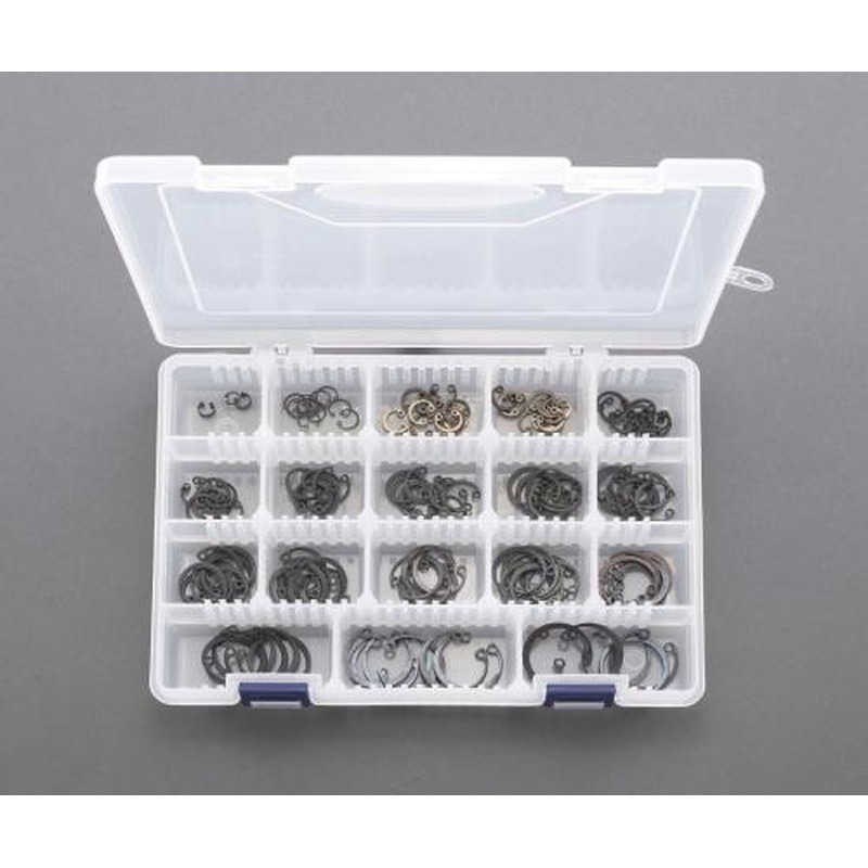 エスコ EA949PA-1 6-25mm穴用スナップリングセット 1個（ご注文単位1個）【直送品】