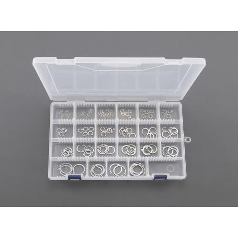エスコ EA949PA-4 3.2-25mm軸用スナップリングセット(ステンレス) 1個（ご注文単位1個）【直送品】