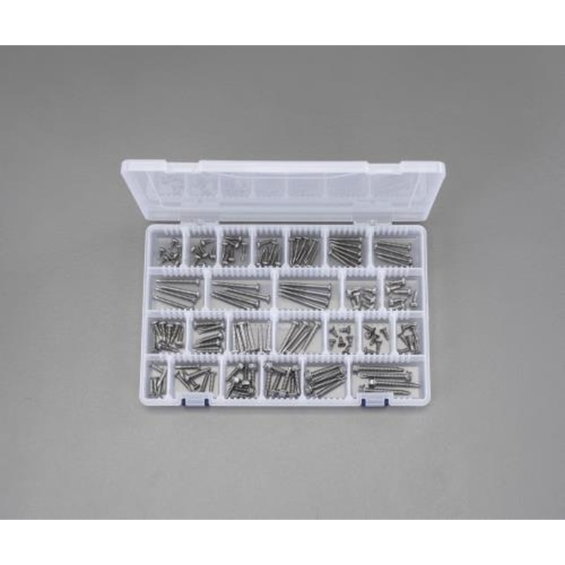 エスコ EA949AM 4.0-5.0mmドリルねじセット(ステンレス製) 1個(ご注文単位1個)【直送品】