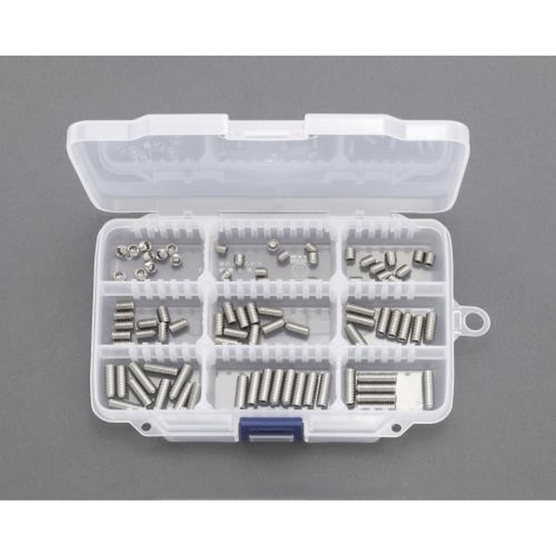 エスコ EA949MR-5 M5六角穴付止ねじセット(ステンレス製) 1個（ご注文単位1個）【直送品】