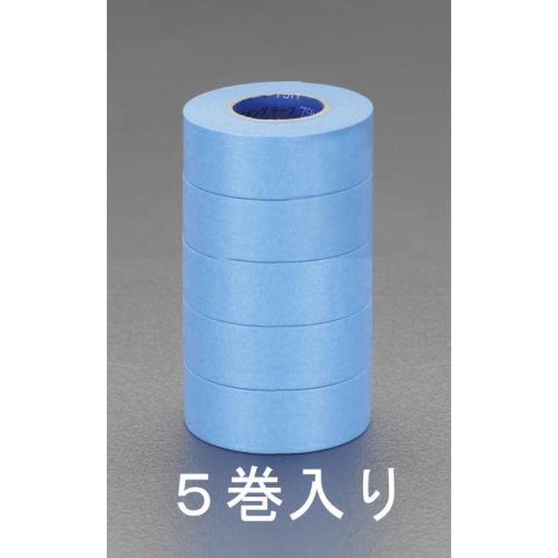 エスコ EA943MH-24 24mmx18mマスキングテープ(ガラスサッシシーリング用/5巻) 1個（ご注文単位1個）【直送品】