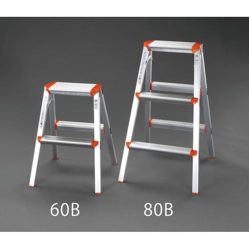 エスコ EA903AF-80B 276x160mmx0.79m/3段踏台(アルミ製) 1個（ご注文単位1個）【直送品】