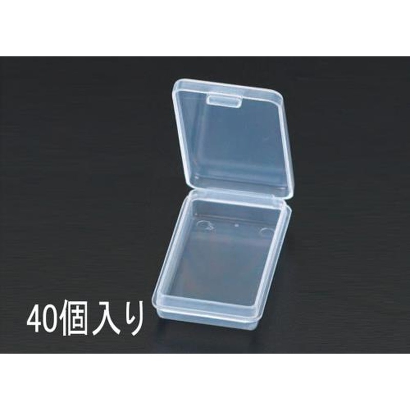エスコ EA508MA-31D 57x30x12mm小物箱(40個) 1個（ご注文単位1個）【直送品】