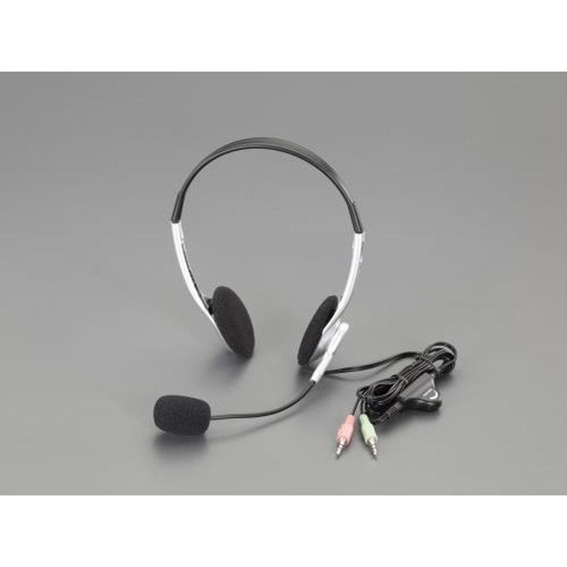 エスコ EA763BC-21B ヘッドセットマイクロホン 1個（ご注文単位1個）【直送品】