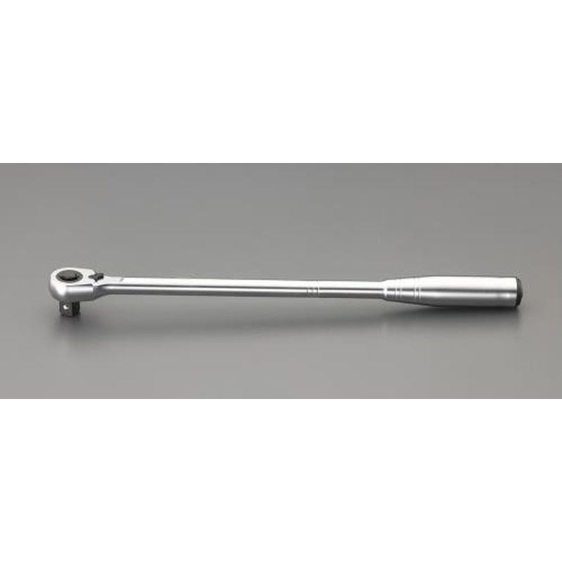 エスコ EA618KA-8A 1/2”DRx375mmラチェットハンドル 1個（ご注文単位1個）【直送品】