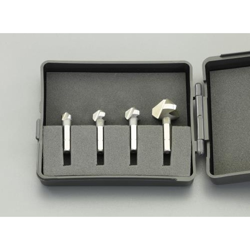 エスコ EA827WA-1A 8.3-20.5mmカウンターシンク(1/4”六角軸・4本組) 1個（ご注文単位1個）【直送品】