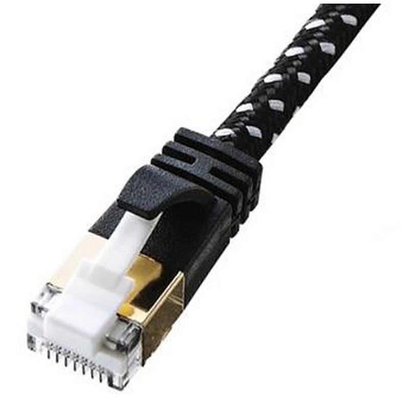 エスコ EA764BA-120A 2mスリムLANケーブル(カテゴリー7準拠) 1個（ご注文単位1個）【直送品】