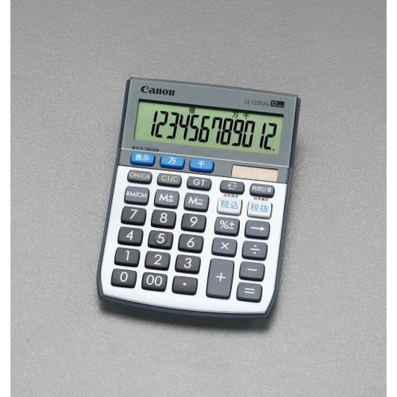 エスコ EA761GA-85A 12桁計算機 1個(ご注文単位1個)【直送品】