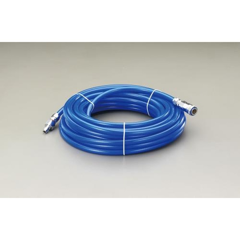 エスコ EA125BY-15A 9.5/13.5mmx15mウレタンホース(カプラー付) 1個（ご注文単位1個）【直送品】