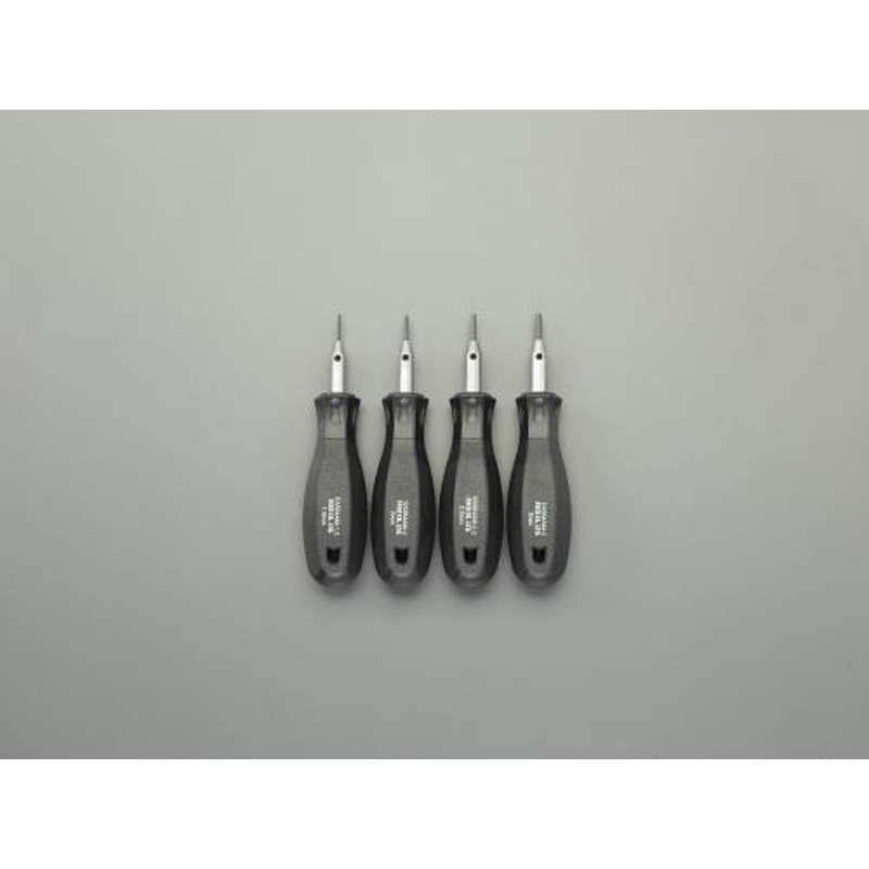 エスコ EA564AM 1.5-3.0mm/4本組［Hexagon]ドライバー 1個（ご注文単位1個）【直送品】