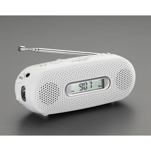 エスコ EA758-46A 非常用ライト/LED(手廻し発電/ラジオ付) 1個 （ご注文単位1個）【直送品】