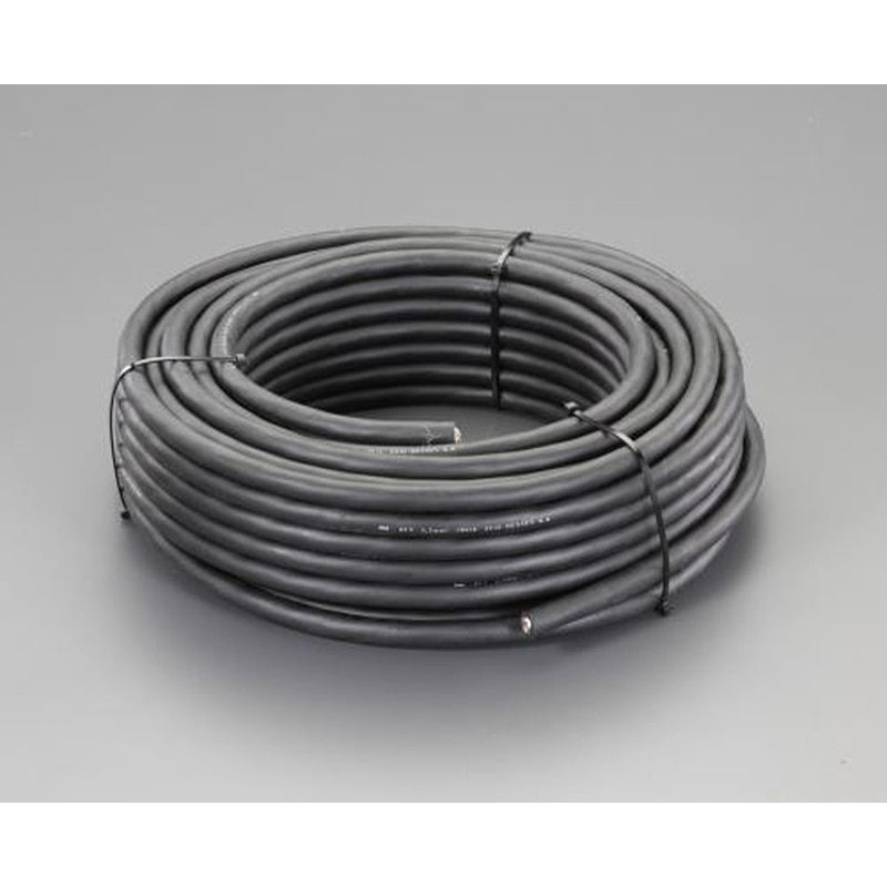 エスコ EA940AG-405A 600V/17A/50mゴムキャブタイヤケーブル(4芯) 1個（ご注文単位1個）【直送品】