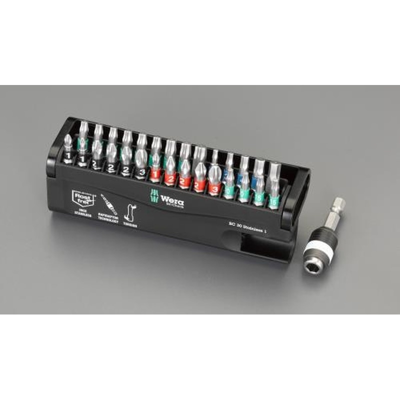 エスコ EA611BJ-130A 29本組ドライバービットセット(ステンレス製) 1個（ご注文単位1個）【直送品】