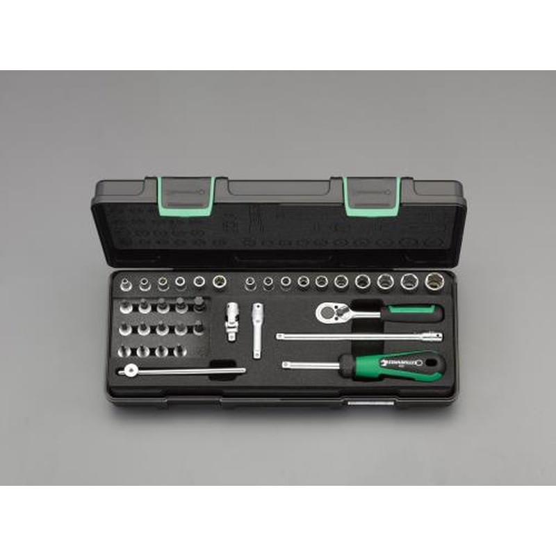 エスコ EA617BC-6A 1/4”DR［HEX・TORX]ソケットレンチセット 1個（ご注文単位1個）【直送品】