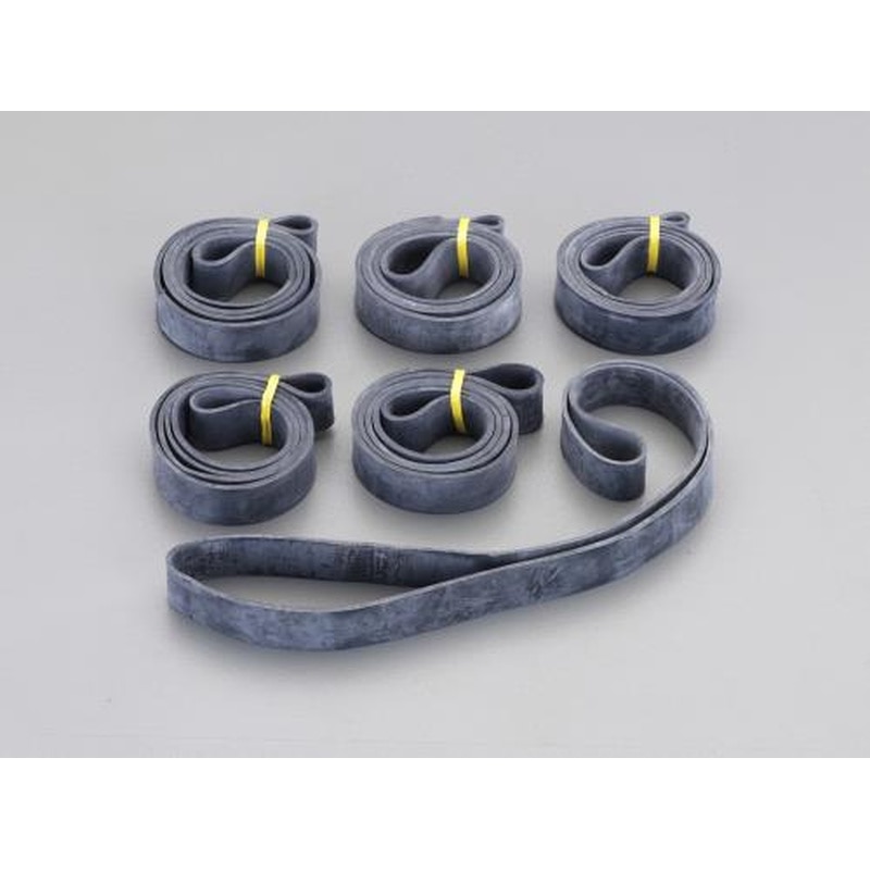 エスコ EA628WL-12A 20x390mm平ゴムロープ(6本) 1個（ご注文単位1個）【直送品】