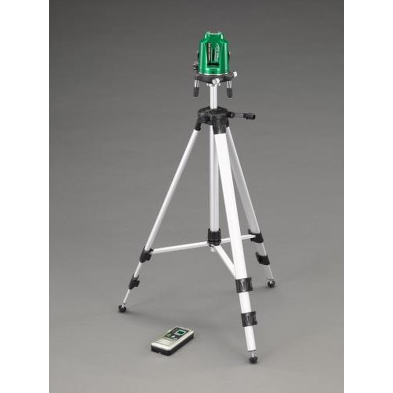 エスコ EA780K-3SA レーザー墨出し器(グリーンレーザー/三脚・受光器) 1個(ご注文単位1個)【直送品】
