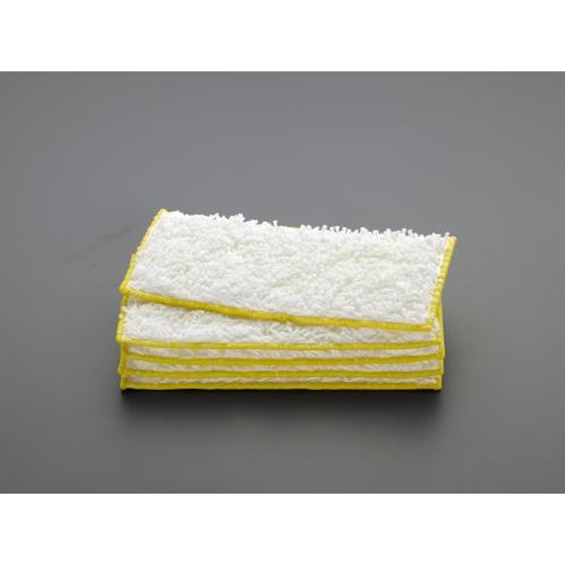 エスコ EA928D-8A 120x260mmモップ(ワックス用/5枚) 1個(ご注文単位1個)【直送品】