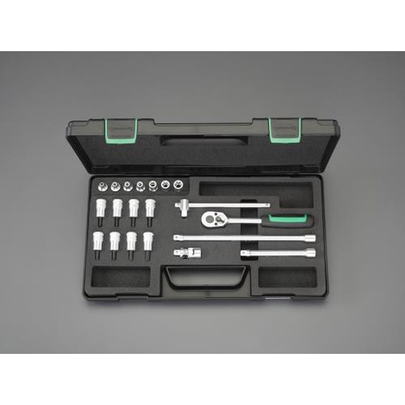 エスコ EA617CC-12A 3/8”DRトルクスレンチセット 1個（ご注文単位1個）【直送品】