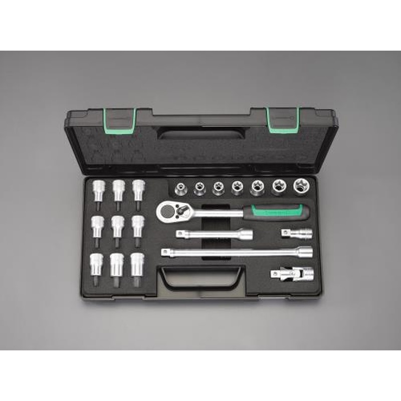 エスコ EA617ZJ-2A 1/2”DR［Torx]ソケットレンチセット 1個（ご注文単位1個）【直送品】