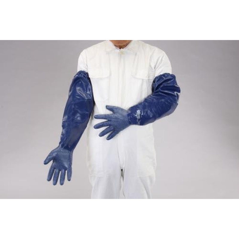 エスコ EA354GH-22A[L/650mm]手袋(耐油/ニトリルゴム・綿PE裏) 1個（ご注文単位1個）【直送品】