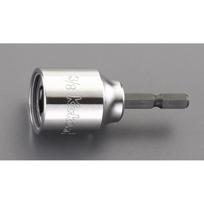 エスコ EA625A-4A 1/4”HexxW1/2”全ねじソケット 1個（ご注文単位1個）【直送品】