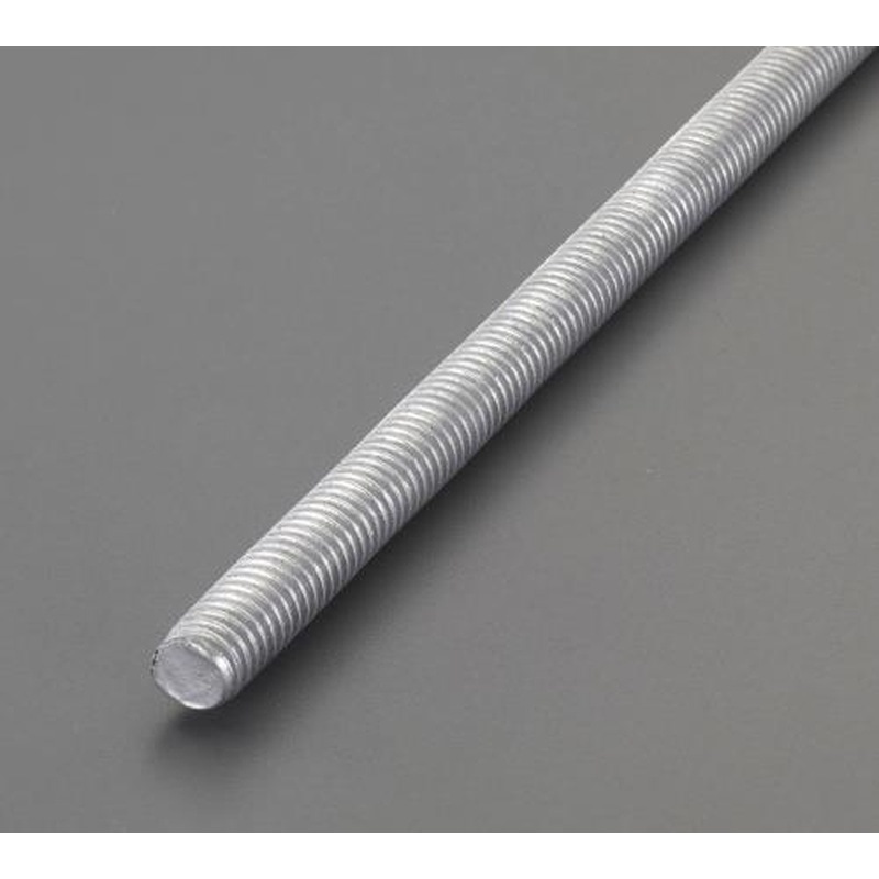 エスコ EA949HL-210 M10x1m全ねじボルト(どぶメッキ/1本) 1個（ご注文単位1個）【直送品】