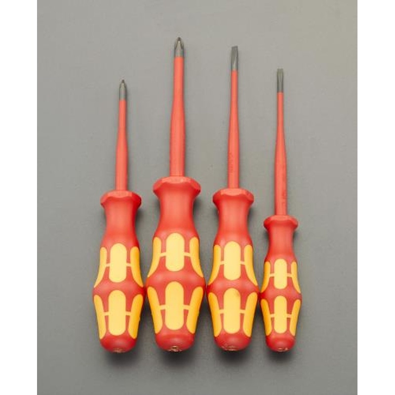 エスコ EA560WE-60 絶縁ドライバーセット(先細タイプ) 1個（ご注文単位1個）【直送品】