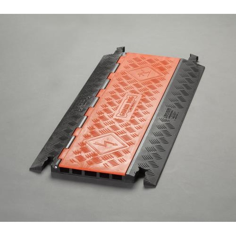 エスコ EA983PG-5 430x914x32mmケーブルプロテクター(5溝/低床型) 1個（ご注文単位1個）【直送品】