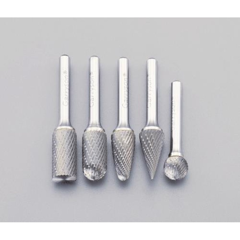 エスコ EA819J-12 5本組超硬カッター(6mm軸) 1個（ご注文単位1個）【直送品】